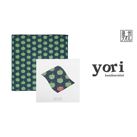 ふるさと納税 yoriハンカチ単品ハンカチギフト(リンゴとトマト) 大阪府泉佐野市