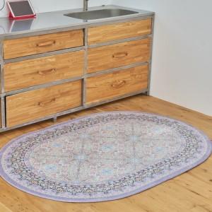 ふるさと納税 【訳あり 数量限定】ファインペイント カーペット 1枚 【楕円長方形】 130×190cm ラベンダー SH-3703C 大阪府泉大津市_1