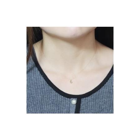ふるさと納税 K18 0.05ct しずく型ダイヤモンドペンダント 山梨県 甲斐市 BQ-214  山梨県甲斐市の画像
