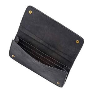 ふるさと納税 豊岡財布 haaki Leather ロングウォレット HLW305 / ネロ / 長財布 薄型 財布 サイフ ブランド 小銭入れなし 牛皮革 プエブロレザ.. 兵庫県豊岡市の画像