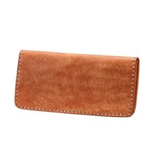 ふるさと納税 豊岡財布 haaki Leather ロングウォレット HLW305 / コニャック / 長財布 薄型 財布 サイフ ブランド 小銭入れなし 牛皮革 プエブ.. 兵庫県豊岡市の画像