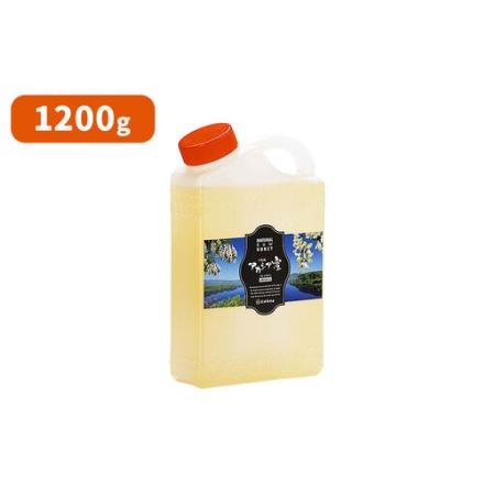 ふるさと納税 はちみつ 天然十和田 アカシア蜂蜜 1200g ポリ缶＋TASTING HONEY ひとくちはちみつ 岩蜜 8本セット 秋田県小坂町の画像