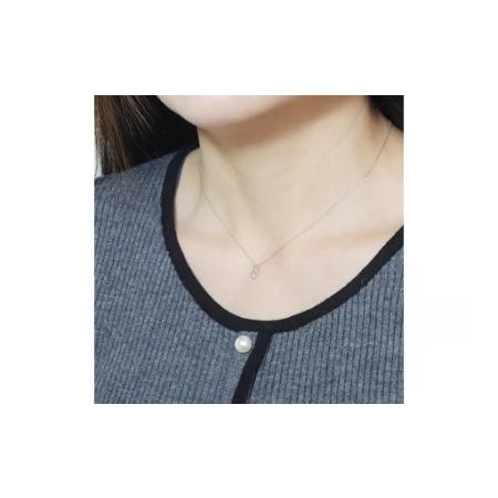 ふるさと納税 プラチナ 0.10ct しずく一粒ダイヤモンドペンダント 山梨県 甲斐市 BQ-219 山梨県甲斐市の画像