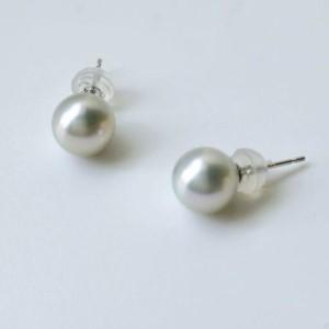 ふるさと納税 真珠 ピアス パール アクセサリー ジュエリー ファッション 7.5mm K14WG 国産 あこや 冠婚葬祭 慶事 誕生日 結婚式 記念日 お祝い .. 三重県志摩市