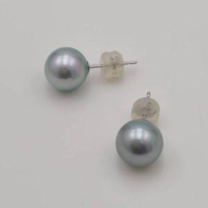 ふるさと納税 真珠 ピアス 8.5 mm K14WG アクセサリー パール ジュエリー 三重 伊勢 志摩 真珠 パール アコヤ真珠 アコヤ貝 あこや 冠婚葬祭 慶.. 三重県志摩市