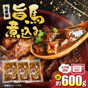 ふるさと納税 焼肉勝男の自家製旨馬煮込み (約200g×3パック) / 煮込み 馬 馬肉 高知県産 新鮮 自家製 冷凍 真空 [焼肉勝男][ATIL001] 高知県高知市