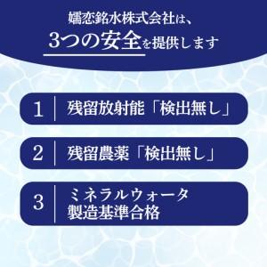 ふるさと納税 【 3か月 定期便 】 嬬恋高原 の 天然水 ラベルレス ボトル 550ml × 24本 入 × 3回 [BA046tu] 群馬県嬬恋村_4