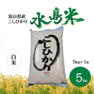 ふるさと納税 栽培期間中農薬・化学肥料不使用 こしひかり 白米 5kg×1袋(5kg)[1735134] 富山県小矢部市