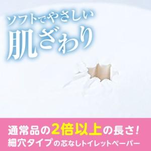 ふるさと納税 【隔月配送 全3回定期便】【細穴タイプ】トイレットペーパー ダブル 長巻き 65m 6ロール×8パック エコ コアレス 《豊前市》【.. 福岡県豊前市_1