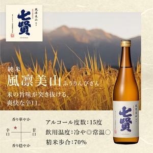 ふるさと納税 七賢 日本酒 飲み比べ（天鵞絨・風凛美山）セット　No6 山梨県北杜市｜furunavi｜04