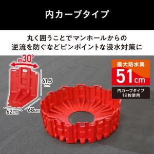 ふるさと納税 止水板 内カーブタイプ FCB-61U レッド 宮城県角田市_2
