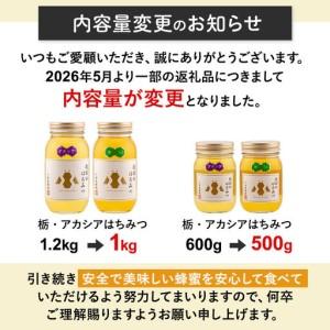 ふるさと納税 《先行受付》【定期便隔月・3回】【新蜜】小松養蜂場 はちみつ 秋田県産100％ アカシアはちみつ 1kg 空ピッチャー付 秋田県由利本荘市_3