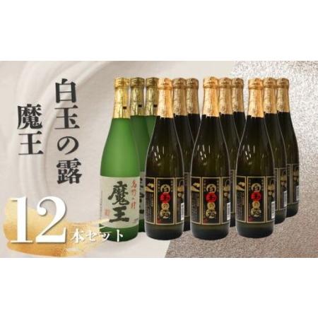 ふるさと納税 No.5073 魔王3本・白玉の露9本(4合瓶)12本セット 鹿児島県錦江町