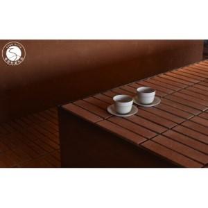 ふるさと納税 1616/ CMA Tea Cup &amp; Soft Flat 120 Earth Grey 各2セット[1616/arita japan]有田焼 セシリエ・マンツ 北欧 デンマーク食器 .. 佐賀県有田町