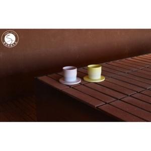 ふるさと納税 1616/ S&amp;B Espresso Cup &amp; Coaster Light Yellow / Light Pink 2色セット[1616/arita japan]有田焼 ショルテン&バーイ.. 佐賀県有田町