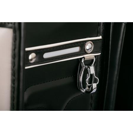 【数量限定アウトレット品】 ふるさと納税 牛革ランドセル　色：ツヤケシ黒（フラットファイル対応サイズ） 愛知県春日井市 【VQL2130080302】(75000円)