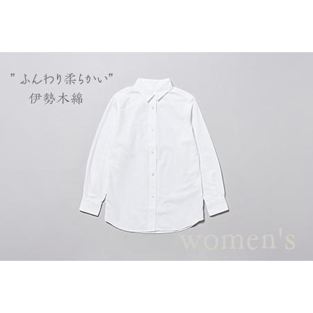 ふるさと納税　014　oisesan　white　伊勢とこわかやの伊勢木綿シャツ　三重県伊勢市　shirt