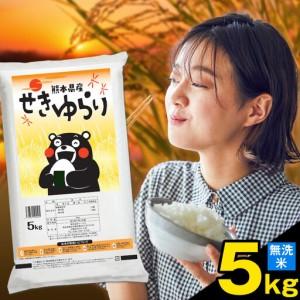 ふるさと納税 米 南関町 せきゆらり 無洗米 5kg[7-14日以内に出荷予定(土日祝除く)]熊本県産 国産 無洗米 こめ コメ 5キロ 熊本県南関町