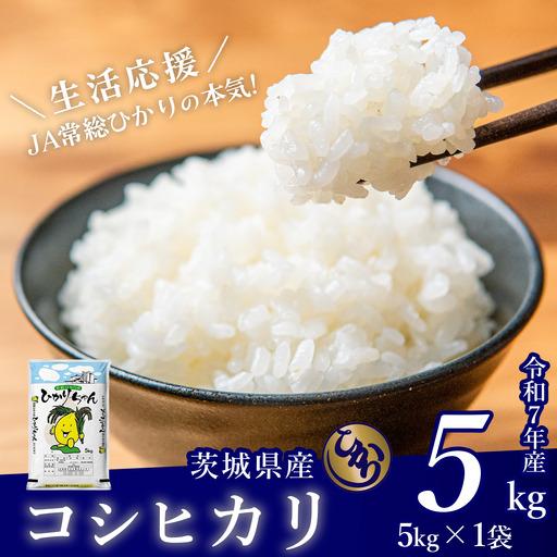 ふるさと納税 米 精米 R7年産 コシヒカリ 5kg 7月 茨城県下妻市 : ふる 