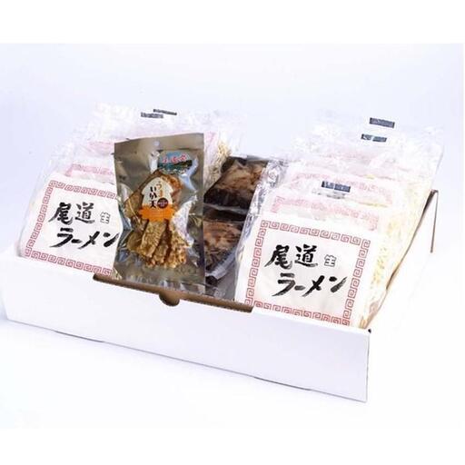 ふるさと納税 [お中元ギフト]☆壱番館セットの決定版・尾道ラーメン・のしいか角天セット10食 箱入り 広島県尾道市