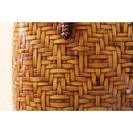 【新品同様 / 希少】 ふるさと納税 竹細工　竹編み手さげバッグ（小） 福島県磐梯町 【QG3748934420】(132000円)