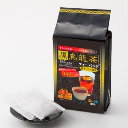 ふるさと納税 [お試し8個入]飲みやすさ抜群 日常使い ファミリーパック 黒烏龍茶ティーバッグ 160g(40p)[1751316] 大阪府高石市