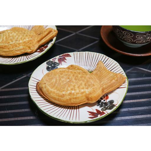 ふるさと納税 冷凍たいやき10個セット(つぶあん5個・カスタードクリーム5個) 個包装 上道製菓 AS2BA24-3 兵庫県朝来市