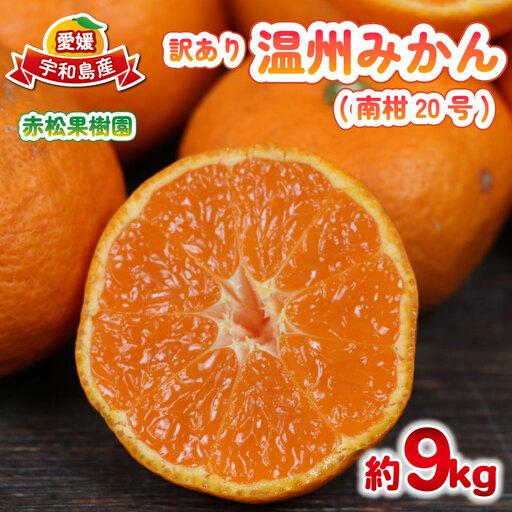 ふるさと納税 訳あり みかん 南柑20号 9kg 赤松果樹園[ みかん ] B010-208003 愛媛県宇和島市