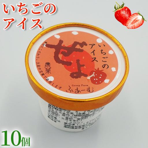 ふるさと納税 いちご アイス 10個 アイスクリーム ご当地アイス 高知県安芸市