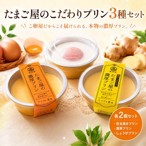 ふるさと納税 [たまご屋のプリン]プリン 食べ比べ セット 各2個 高知県南国市
