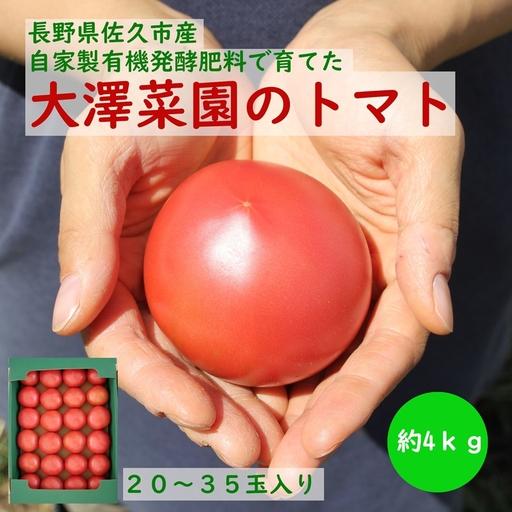 ふるさと納税 [2026年8月・9月出荷]信州 佐久市産 完熟トマト 約3.5kg(北海道・沖縄・離島は配送不可) 有機JAS トマト 朝どれ とまと 高原野.. 長野県佐久市