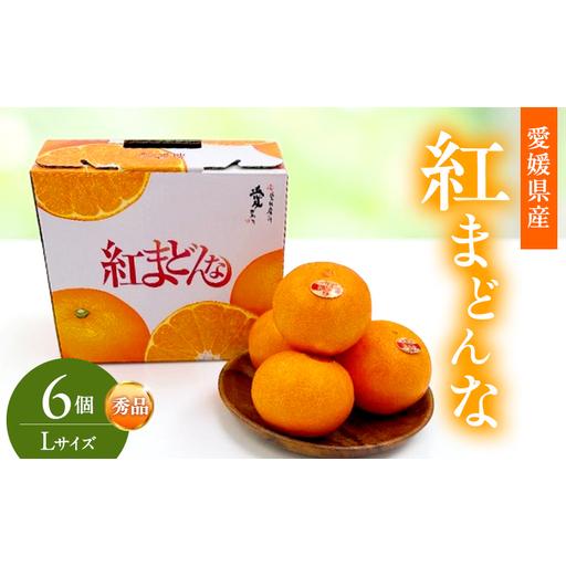 ふるさと納税 紅まどんな 秀品 Lサイズ 6個 果物 フルーツ 柑橘 柑橘類 国産 愛媛 愛媛県東温市