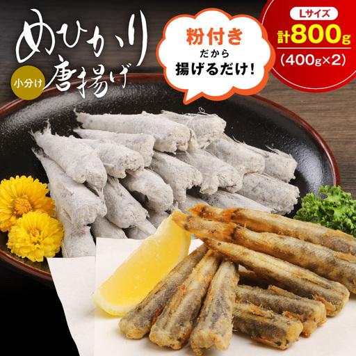 ふるさと納税 マルナカさんちのめひかりからあげ Lサイズ 400g×2 800g N065-YA3407 宮崎県延岡市