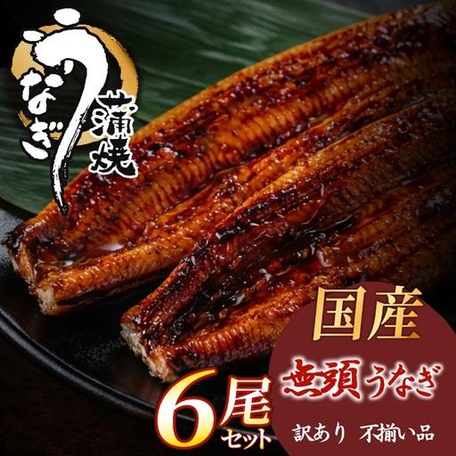 ふるさと納税 BG047.[不揃い訳あり]うなぎの蒲焼き6尾セット 福岡県新宮町