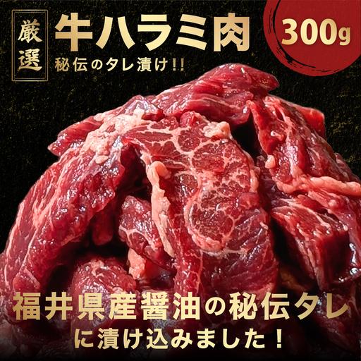 ふるさと納税 厳選 秘伝のタレ漬け ハラミ 300g [058-a032] 福井県敦賀市