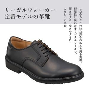 ふるさと納税 リーガル Regal Walker 【2週間程度で発送】 革靴 紳士ビジネスシューズ プレーントゥ 101W 数量限定 奥州市産モデル （25.0cm） [.. 岩手県奥州市の画像