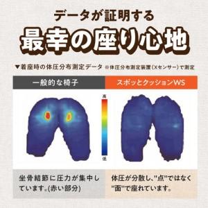ふるさと納税 自動車シートメーカーが追求した最幸の座り心地　車いす用「スポッとクッションWS」(2色から選択)[023M02]機能性クッション 楽らく.. 愛知県小牧市_2