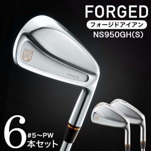 ふるさと納税 HIA-02-04アイアン #5〜Pw(NS) 480BE04N./軟鉄鍛造 フォージド アイアン 国産 ゴルフクラブ 藤本技工 兵庫県市川町