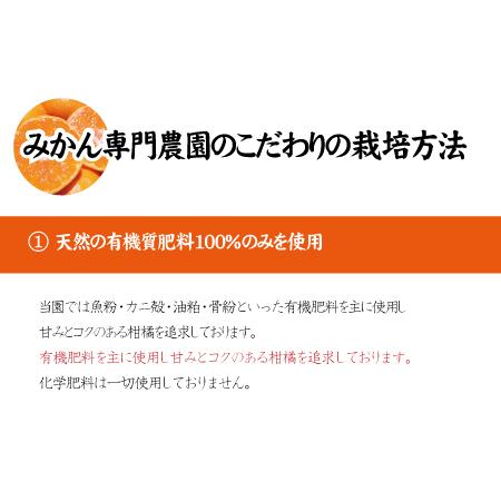 ふるさと納税 【2022年12月発送予約分】【農家直送】こだわりの有田みかん 約7.5kg サイズお任せ 有機質肥料100%【12月発送】【nuk100-2】 和歌山県北山村|furunavi|03