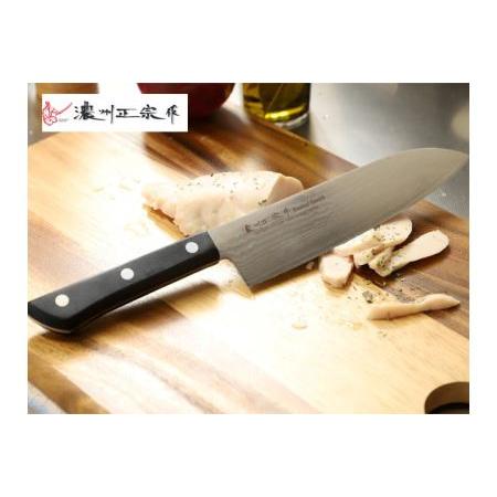 ふるさと納税 【濃州正宗作　ダマスカス三徳包丁】　70年以上の歴史ある工場がつくる本格派のダマスカス包丁　H10-76 岐阜県関市