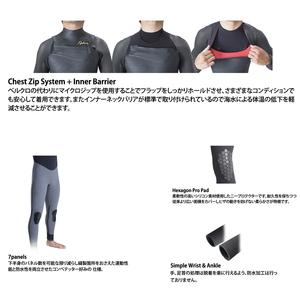 ふるさと納税　ウェットスーツ　CYBER　WINTER仕様　神奈川県海老名市　3mm起毛　CHEST-ZIP　フルスーツ　XLサイズ