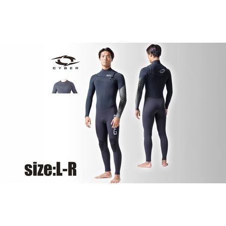 ふるさと納税 ウェットスーツ CYBER 3/2mm ZEST-LIMITED フルスーツ FALL/WINTER仕様 L-Rサイズ 神奈川県海老名市
