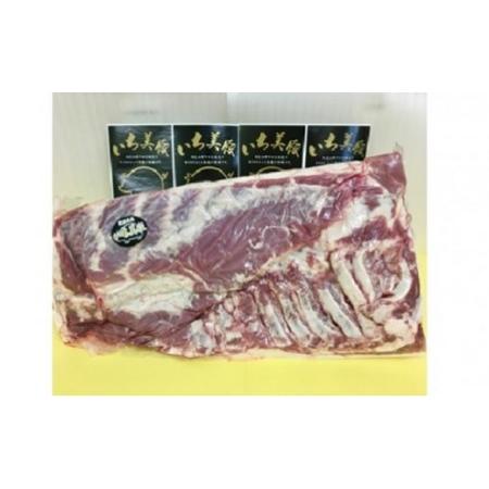 ふるさと納税 S9 いち美豚　豚バラブロック1枚（約3.8kg以上） 茨城県境町