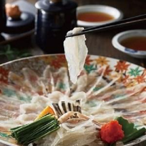 【値下げ】 ふるさと納税 I006.日本料理てら岡・ふぐづくしコース（3〜4人前） 福岡県新宮町 【CE1278039620】(45000円)