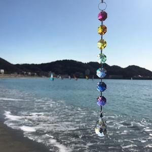 ふるさと納税 【インテリアグッズ】Zushi 虹のサンキャッチャー 神奈川県逗子市の画像