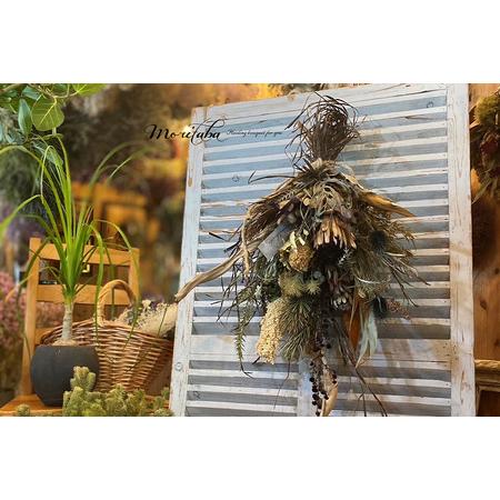 新入荷 ふるさと納税 ドライフラワースワッグ【moritaba〜もりたば〜の花束ワイルドフラワー】ブーケ 福岡県小郡市 【YWU7952235404】(28000円)