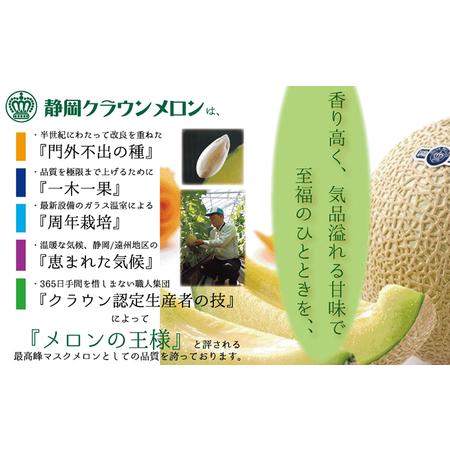 【新品 未使用 日本製】 ふるさと納税 クラウンメロン特大玉　1玉　【6ヶ月定期便】【配送不可：離島】 静岡県浜松市 【XU2130062270】(75000円)