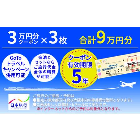 ふるさと納税 日本旅行　地域限定旅行クーポン【90，000円分】 富山県魚津市 その他クーポン券