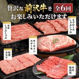 ふるさと納税 前沢牛定期便 シャトーブリアンが入った贅沢食べ比べ6カ月コース（全6回）離島配送不可 [U0084] 岩手県奥州市_1