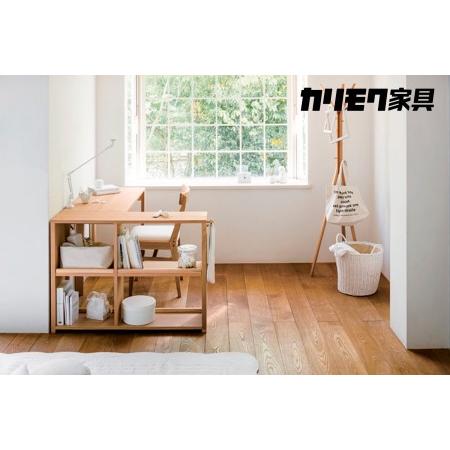 ふるさと納税 カリモク家具『学習デスクセット：ユーティリティ  